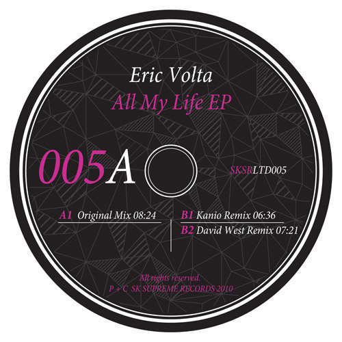 image cover: Eric Volta - All My Life EP [SKSRLTD005]